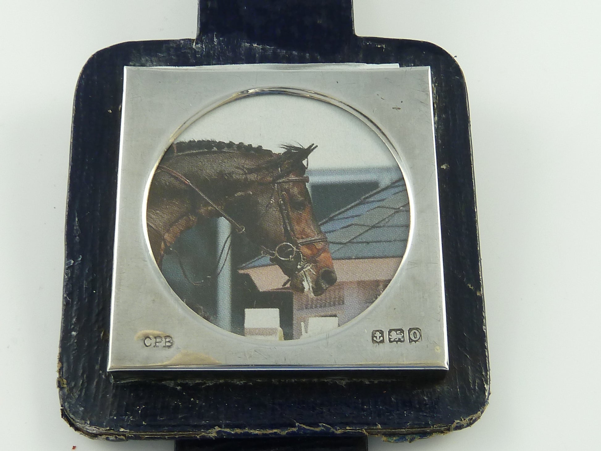 Antique English Stationary Clip or Book Marker with Sterling Silver Picture Frame - 43 Chesapeake Court Antiques