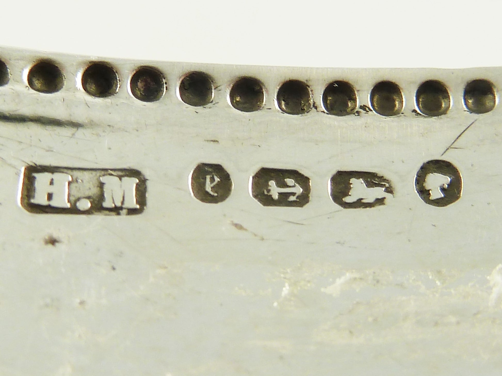 Antique Sterling Silver Wine Label or Bottle Ticket for Cognac Decanter Victorian - 43 Chesapeake Court Antiques