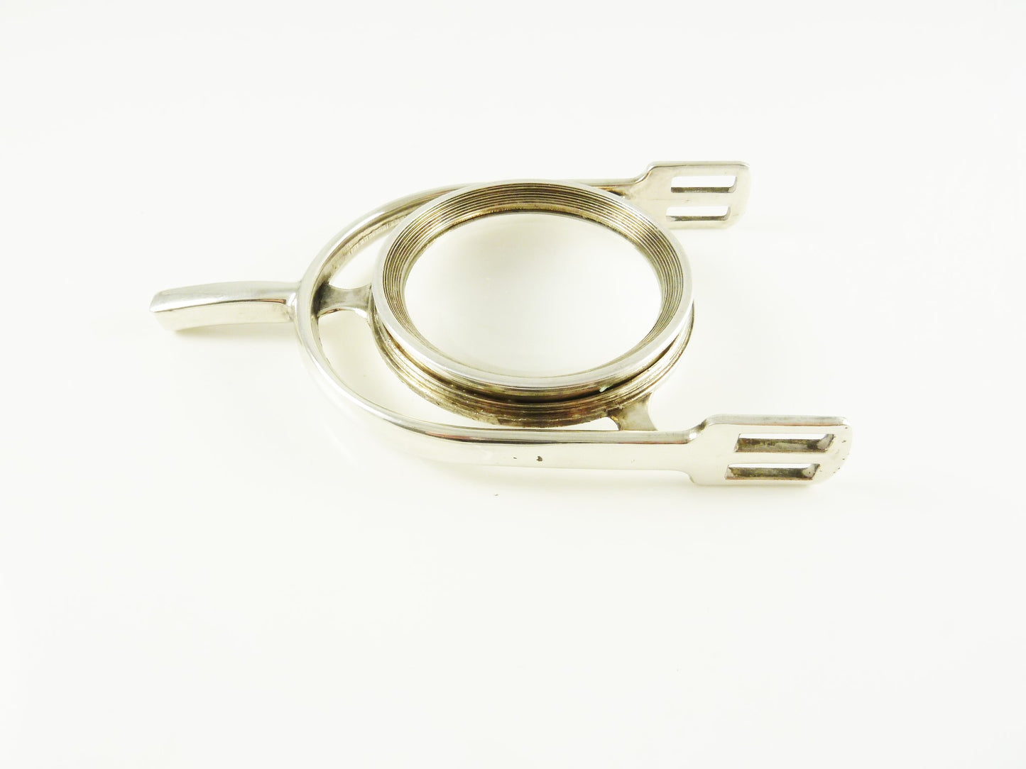 Silver Magnifying Glass Spur Shaped Equestrian Interest - 43 Chesapeake Court Antiques