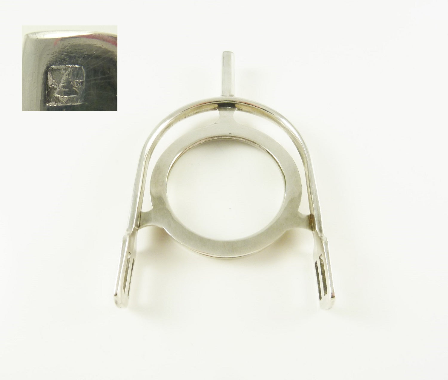 Silver Magnifying Glass Spur Shaped Equestrian Interest - 43 Chesapeake Court Antiques