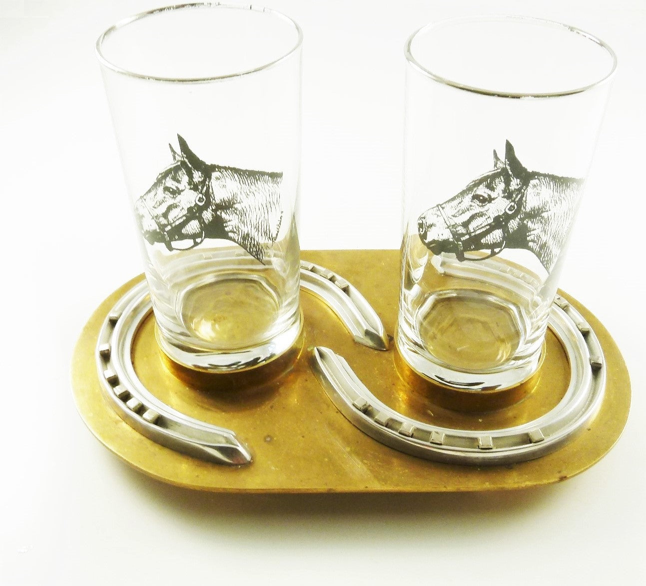 Hermès Mid-Century Brass Valet or Tray with Horseshoes - 43 Chesapeake Court Antiques
