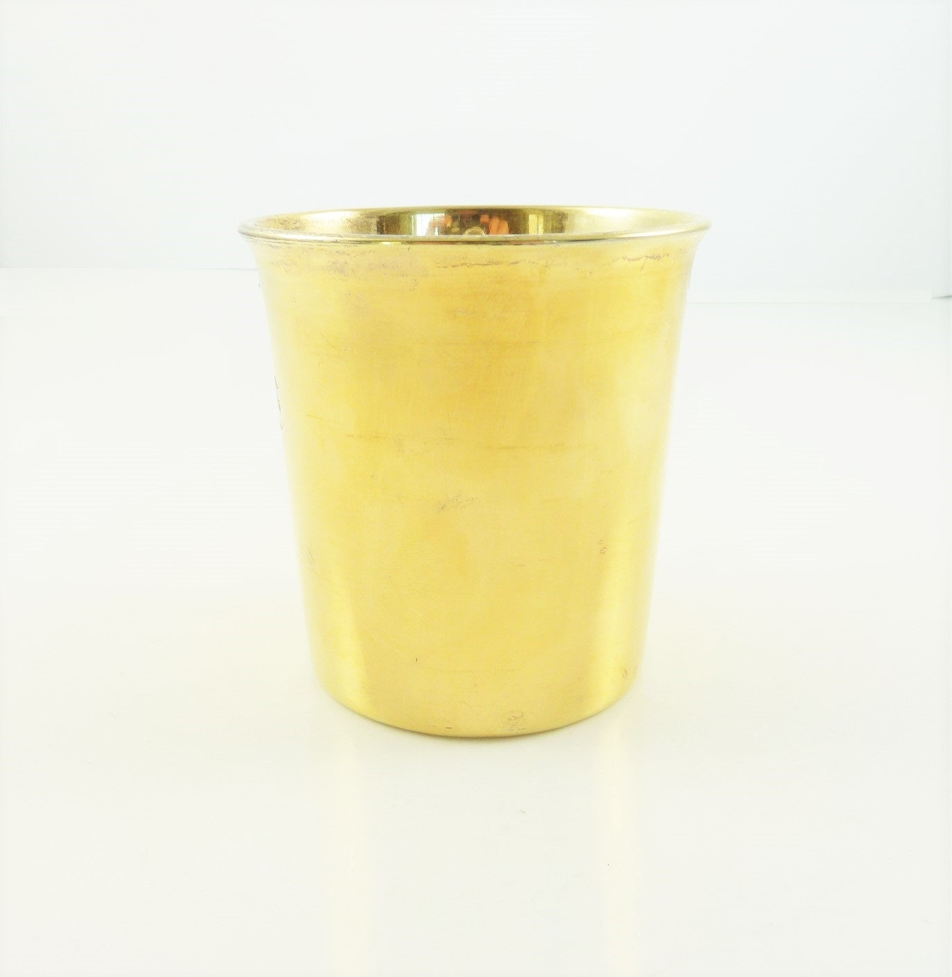 Antique French Sterling Silver & Vermeil Timbale, Late 19th C, Beaker or Cup - 43 Chesapeake Court Antiques
