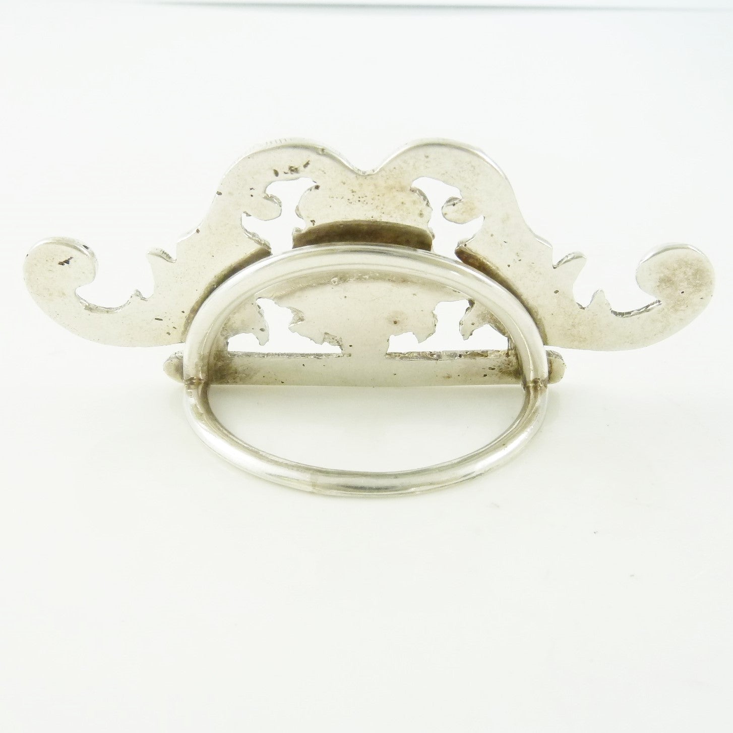 Antique English Sterling Silver Menu or Place Card Holder, Victorian Era - 43 Chesapeake Court Antiques