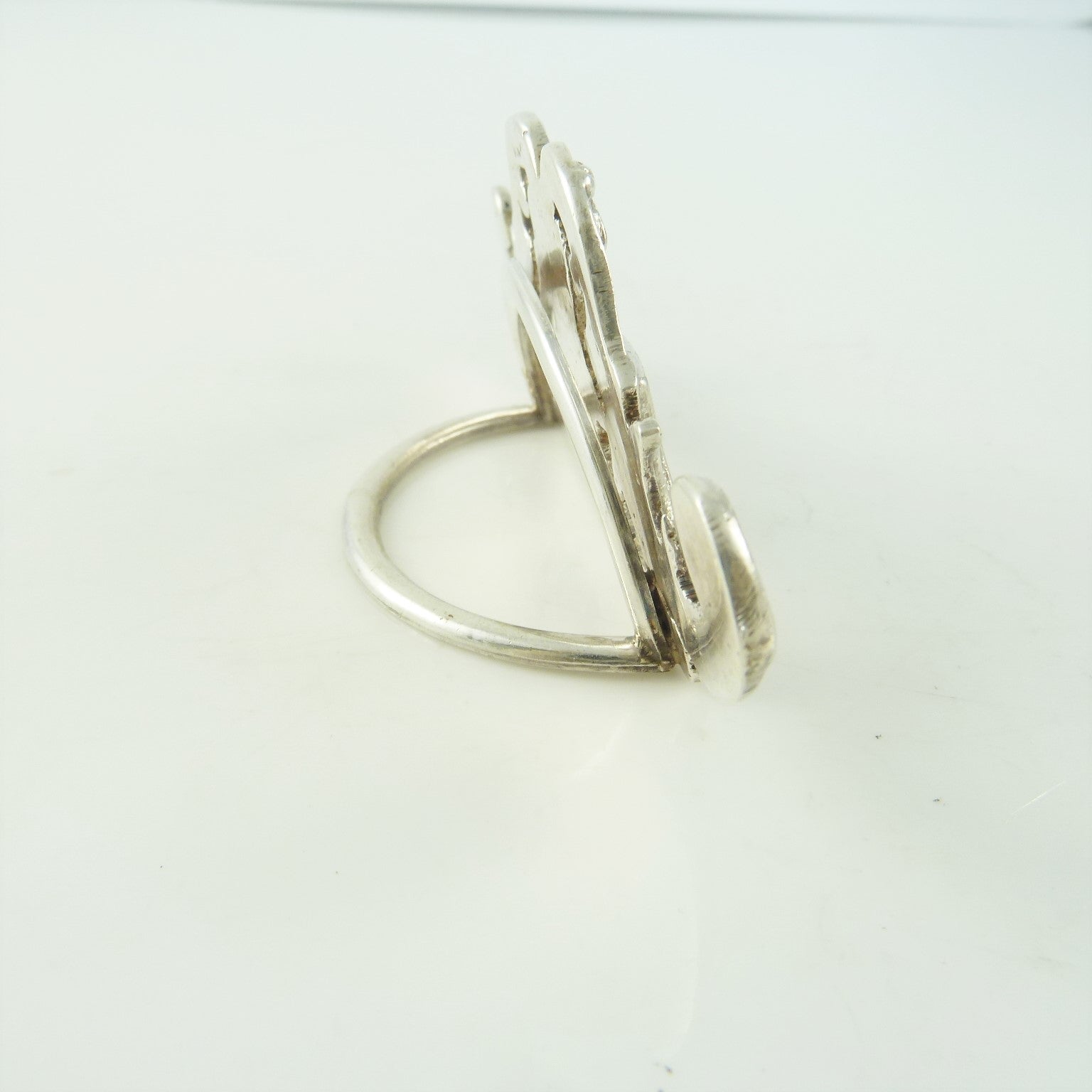 Antique English Sterling Silver Menu or Place Card Holder, Victorian Era - 43 Chesapeake Court Antiques