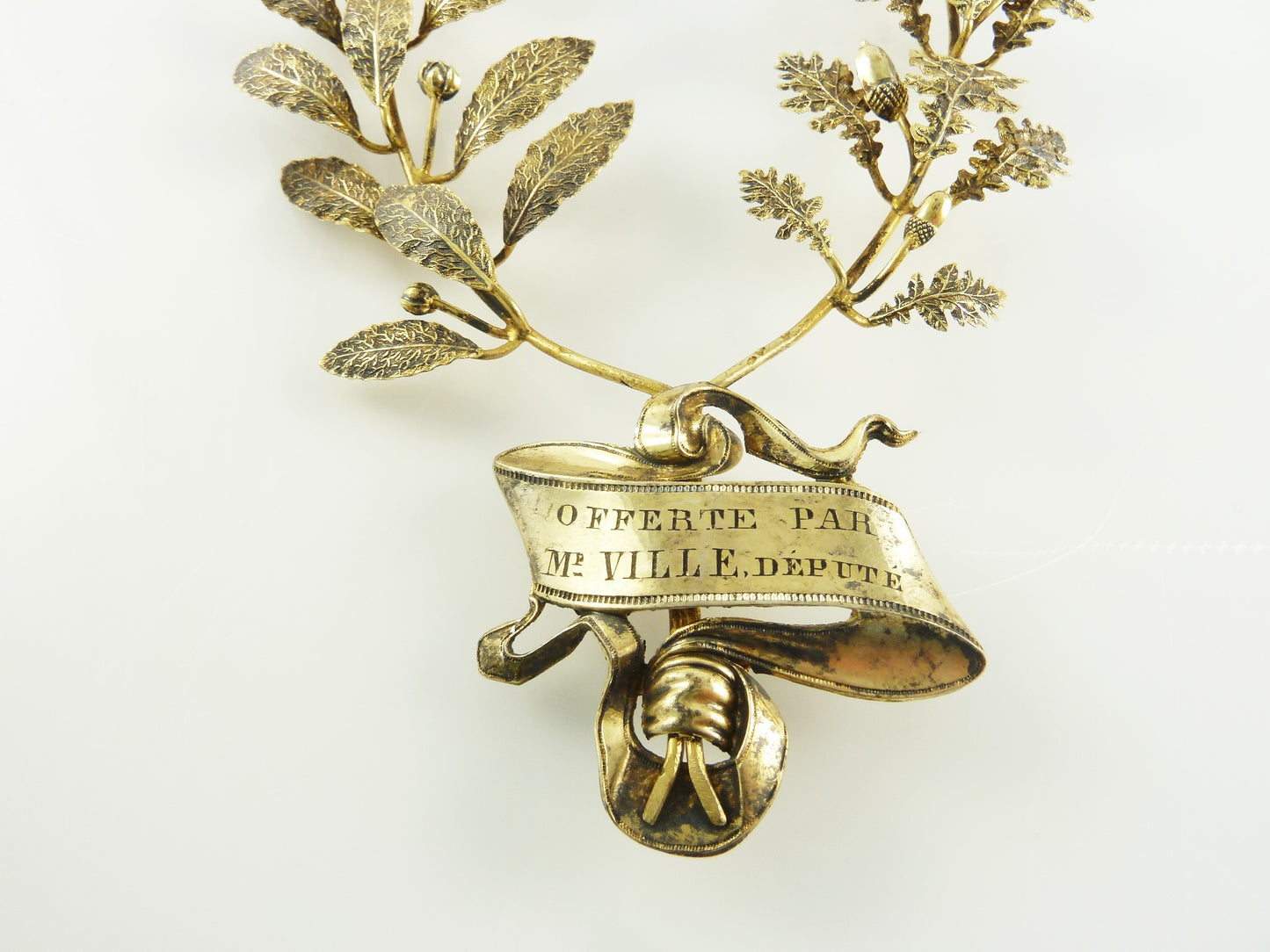 French Silver & Vermeil Decorative Award or Trophy - 43 Chesapeake Court Antiques