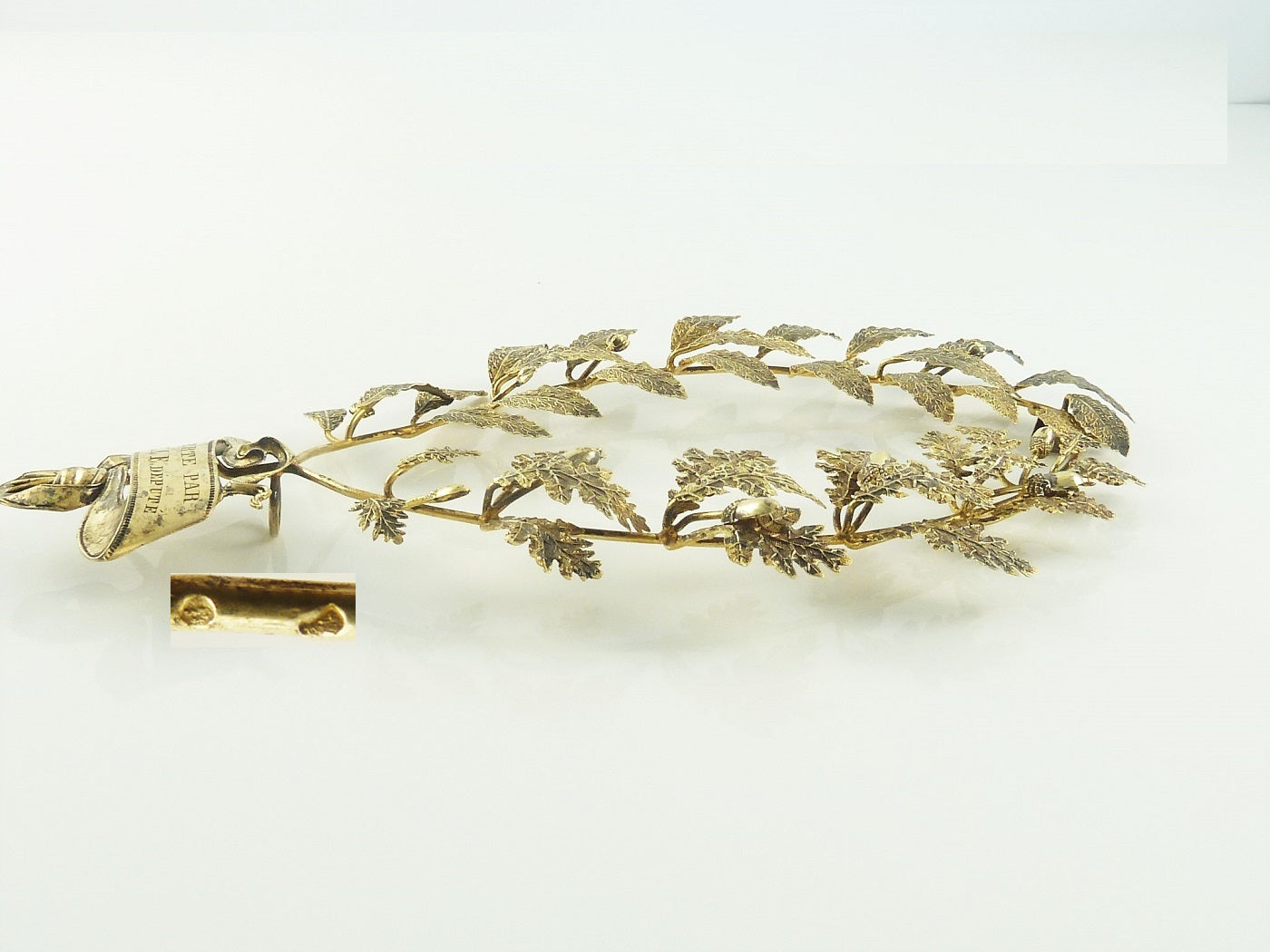 French Silver & Vermeil Decorative Award or Trophy - 43 Chesapeake Court Antiques