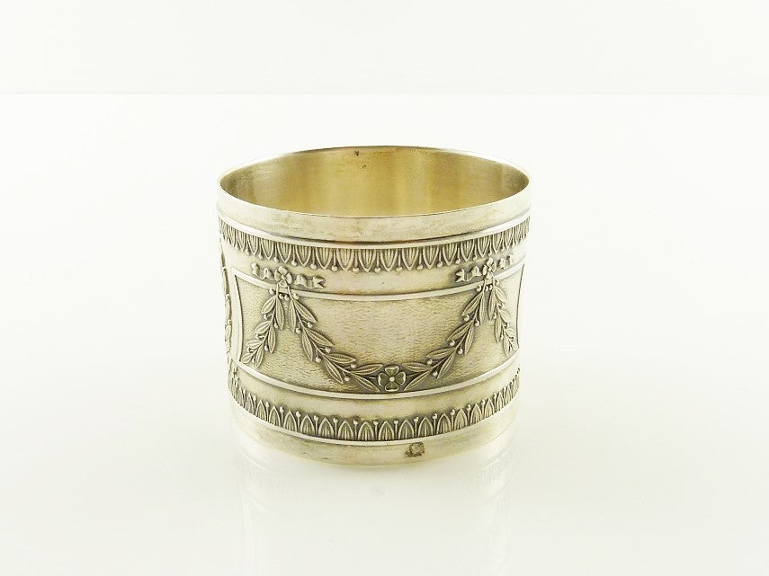 Antique French Sterling Silver Napkin Ring - 43 Chesapeake Court Antiques