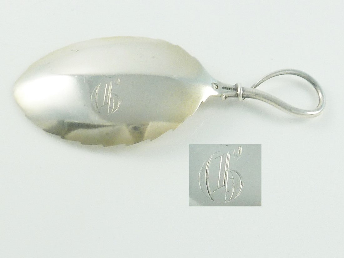 Sterling Silver Durgin Spoon Monogram G- 43 Chesapeake Court AntiquesA