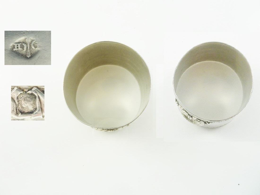 Antique French Napkin Ring Maker's Punch - 43 Chesapeake Court Antiques