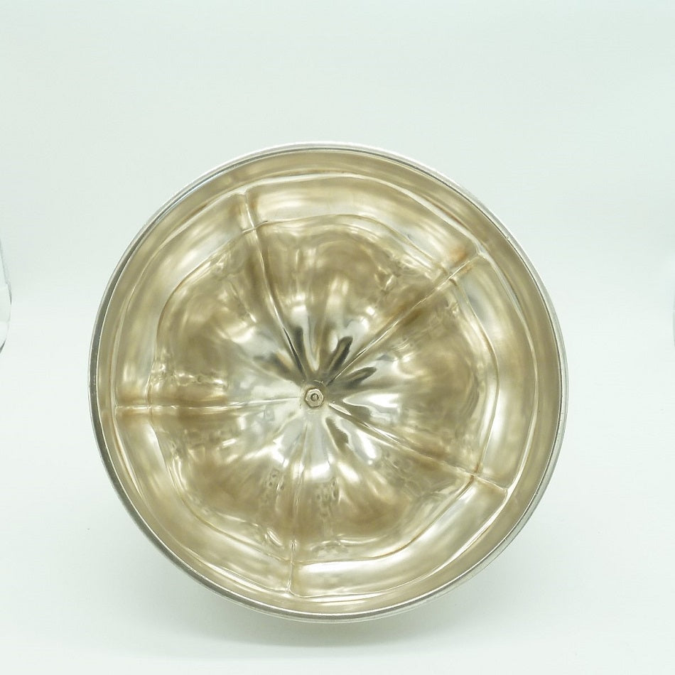 Inside view of French Silver Cloche - 43 Chesapeake Court Antiques