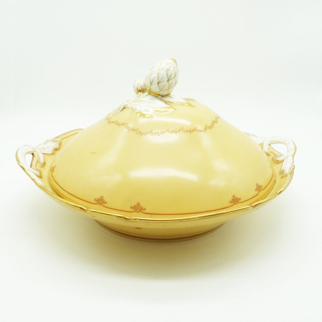 Old Paris Porcelain Covered Dish - 43 Chesapeake Court Antiques