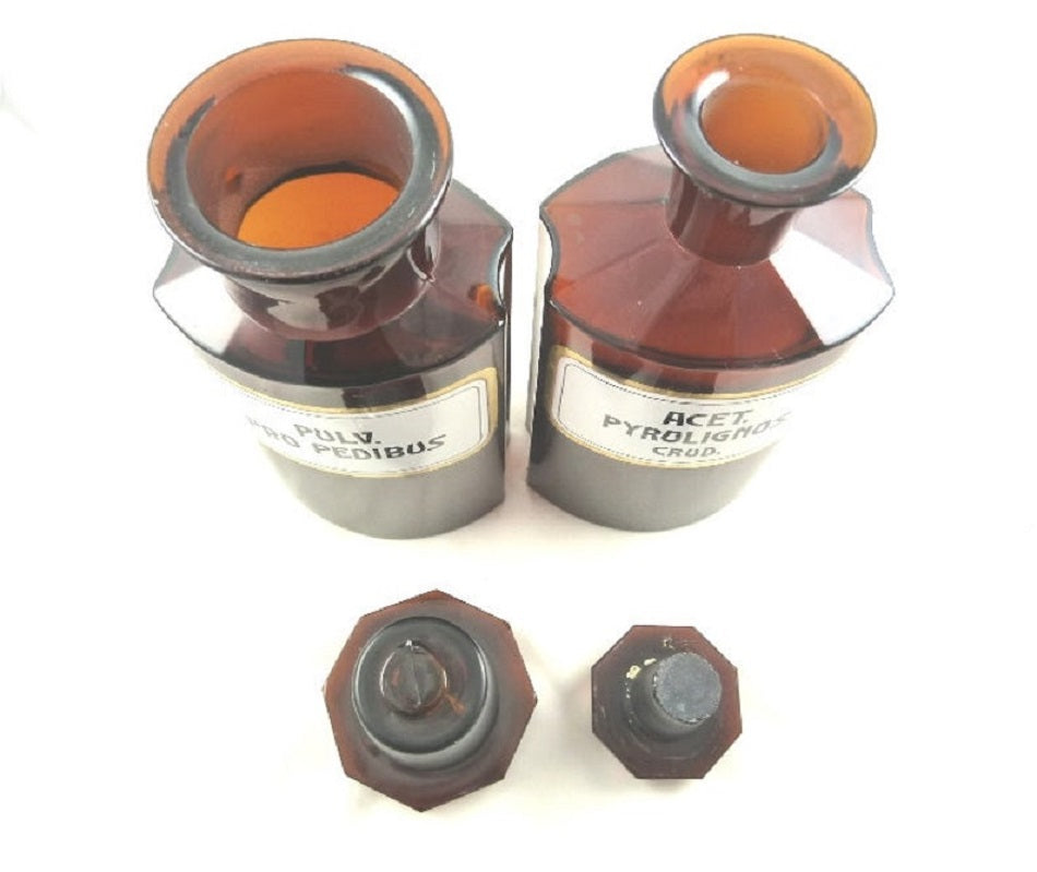 French Apothecary Jars or Pharmacy Bottels - - 43 Chesapeake Court Antiques