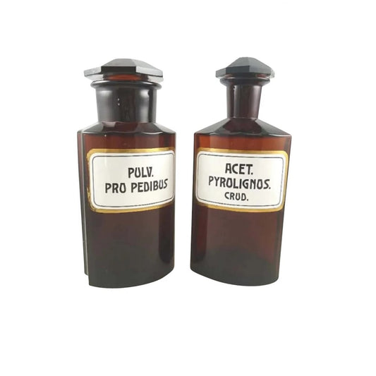 French Apothecary Jars or Pharmacy Bottels - 43 Chesapeake Court Antiques