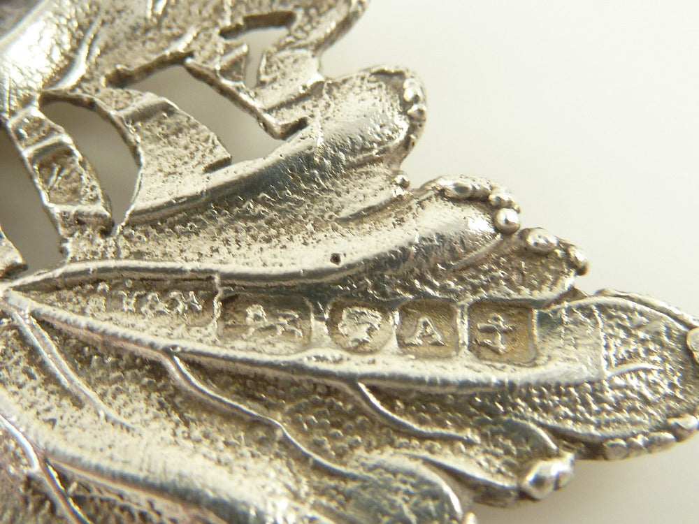 Antique Sterling Silver Wine Label for Decanter or Bottle Ticket for "Brandy" - 43 Chesapeake Court Antiques