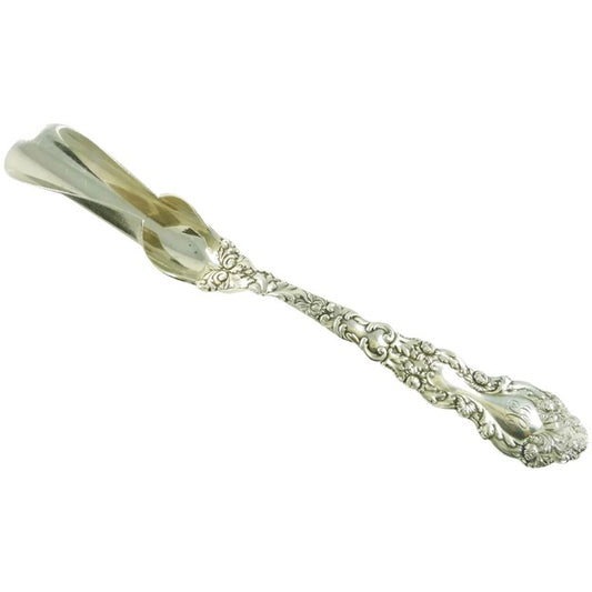 Antique Sterling Silver Cheese Scoop by Gorham, Imperial Chrysanthemum Pattern - 43 Chesapeake Court Antiques