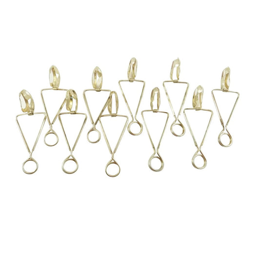 Set of Ten Escargot Tongs in Sterling Silver - 43 Chesapeake Court Antiques