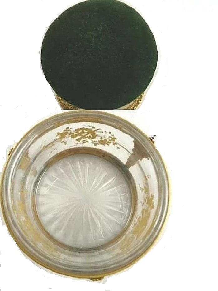 Antique French Crystal Pin Cushionls - 43 Chesapeake Court Antiques