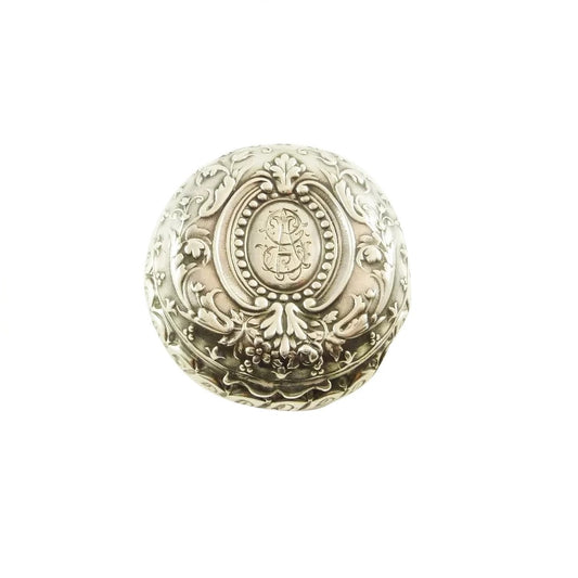 Antique French Silver & Gilt Chatelaine Pendant - 43 Chesapeake Court Antiques 