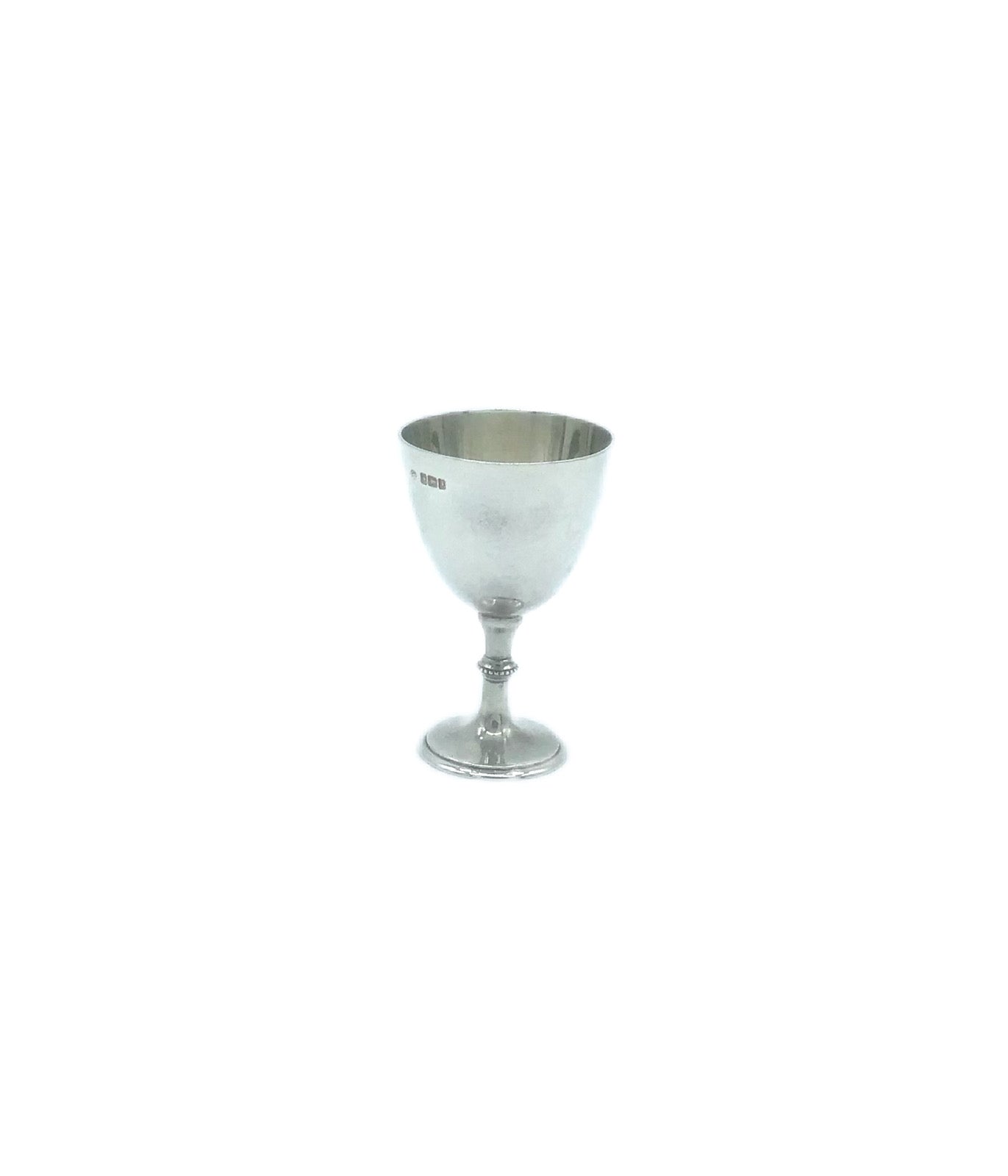 Antique English Sterling Silver Egg Cup, George V - 43 Chesapeake Court Antiques